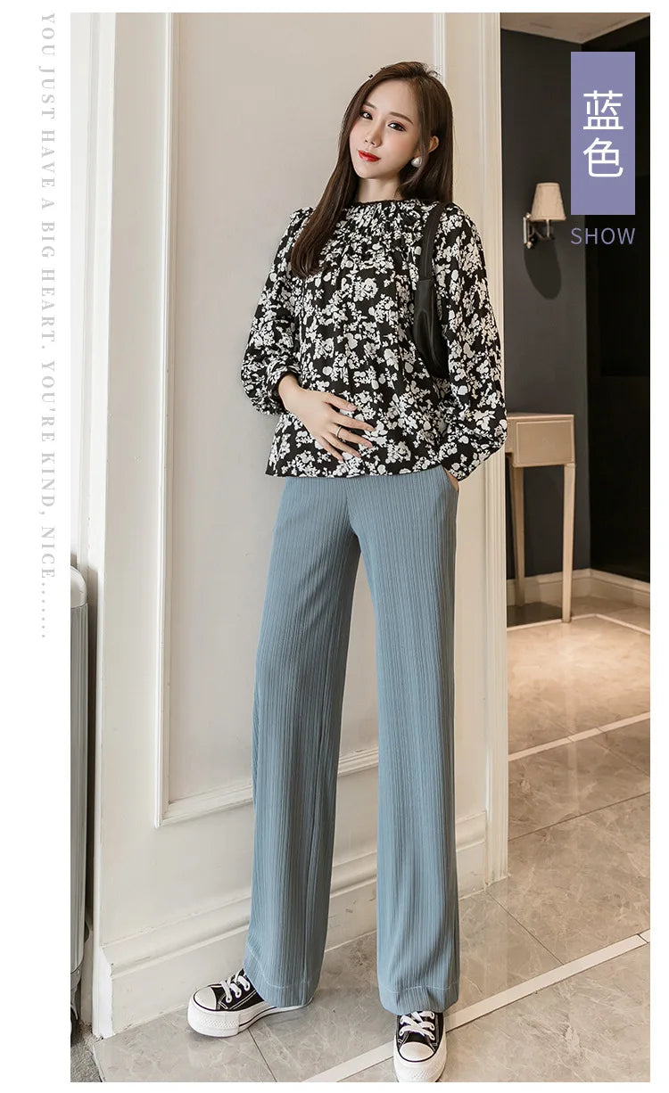 Maternity Clothings Thickened Belly Pants Clothes