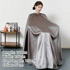Large Size Hair Salon Hair Cutting Wrap Long Sleeve Hairdresser Robe Anti Hair Gown Barber Hairdressing Cloak Barbershop Apron