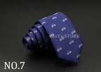 New Design Animal Tie For Men Polyester Woven Necktie Ladybug Dog Dinosaur Shark Jacquard Fashion Party Wedding Gravata Ties