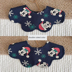 [2] Baby double-sided saliva towel ins K-style New arrival baby cotton bib Easiest for match double-sided saliva pocket bib
