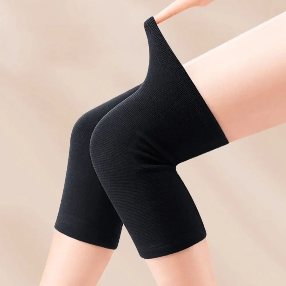 Warm Knee Warmers Thermal Arthritis Support for Elderly Adults Indoor Winter Sports Leg Protection Healthcare Pain Relief 1pair