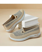 Shoes for women 2025 Spring Autumn hot casual shoes with soft soles lightweight single shoe for women breathable mother shoes