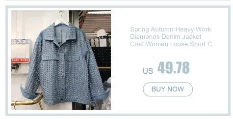 Big Fox Fur Collar Down Cotton Denim Jacket Women Vintage Cowboy Outerwear Winter Thick Loose Short Zipper Jeans Jacket Female