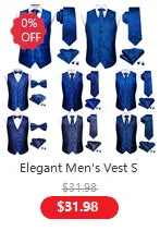 Male Luxury Neck Tie For Men Business Red Striped Silk Tie Hanky Cufflinks Set Barry.Wang Fashion Neckwear Wedding Party Casual