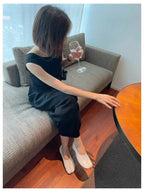 2025 Women Slip on Casual Loafers Chunky Heel Shoe Soft Moccasins Footwear New Fashion Split Toe Shoes Zapatos De Mujer