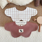 [2] Baby double-sided saliva towel ins K-style New arrival baby cotton bib Easiest for match double-sided saliva pocket bib