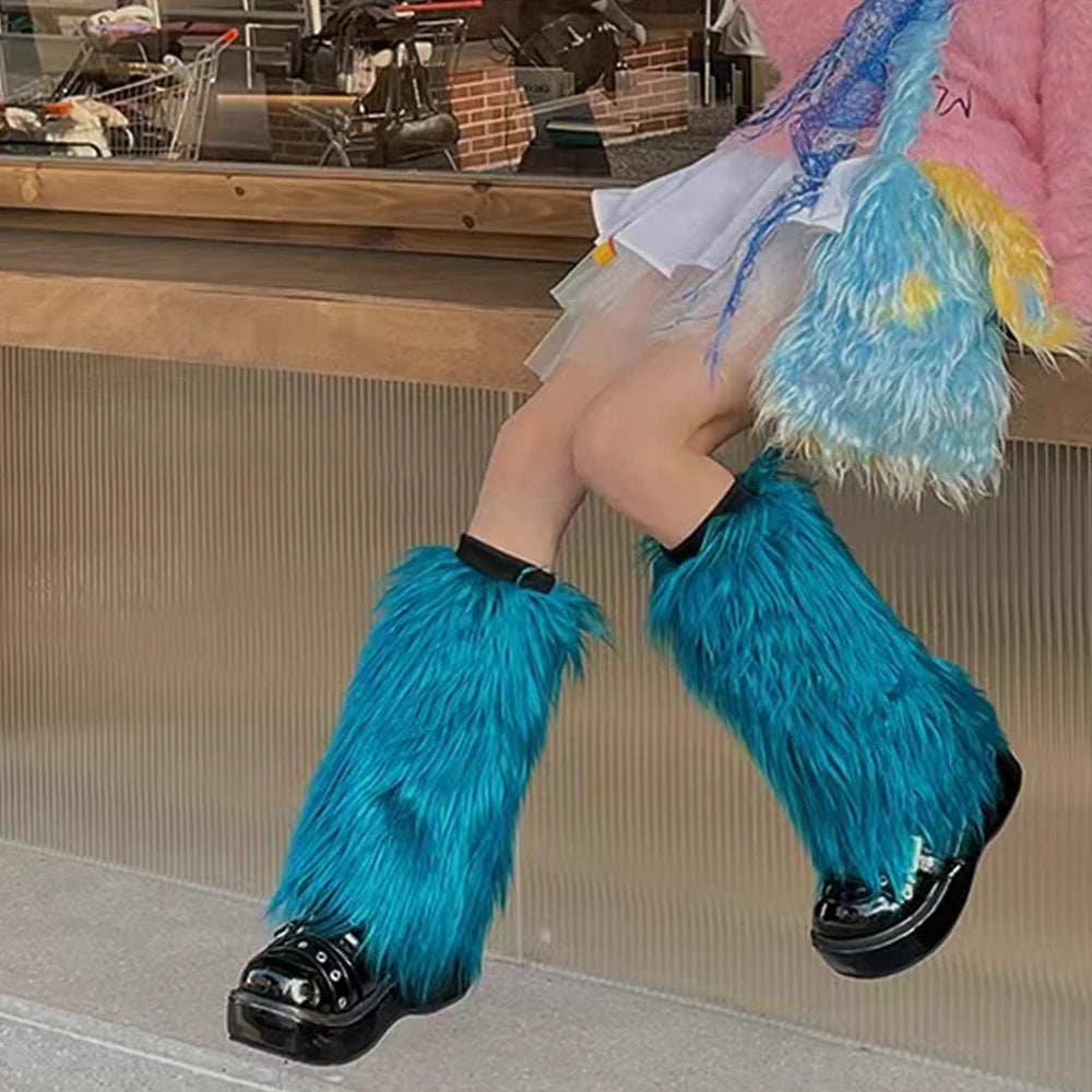 Leopard Print Leg Warmers