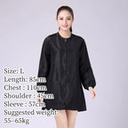 Hair Salon Work Clothes Pet Grooming Uniforms Long Sleeve Beauty Salon Smock Barber Shop Hairdresser Robe Anti Hair Gown Y1206