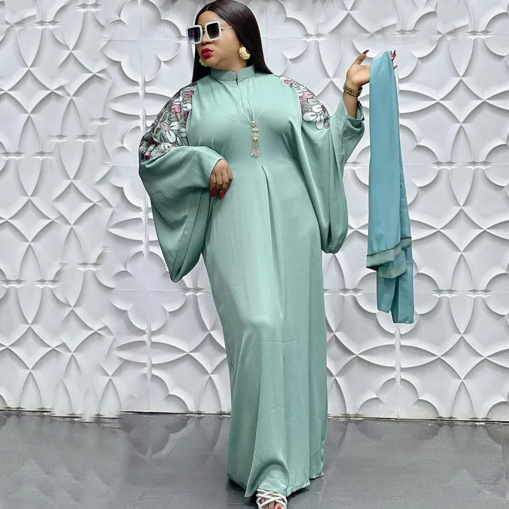 Abayas For Women Dubai Luxury 2025 African Muslim Fashion Dress Caftan Marocain Evening Party Dresses Boubou Robe Djellaba Femme