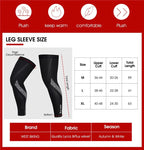 WEST BIKING Warm Leg Sleeves Running Fitness Sports Gear Autumn Winter Plus Velvet Legwarmers MTB Road Bicycle Thermal Leggings