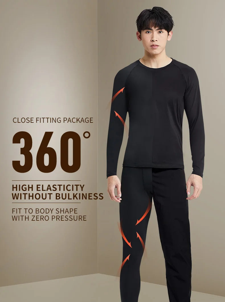 Warm Pants For Men With Plush And Thickened Autumn And Winter High Elasticity,