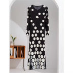Long Dresses Womens Dresses Folding Dress Spring and Autumn Women's new High-end Design with Relaxed Temperament and Long Skirt