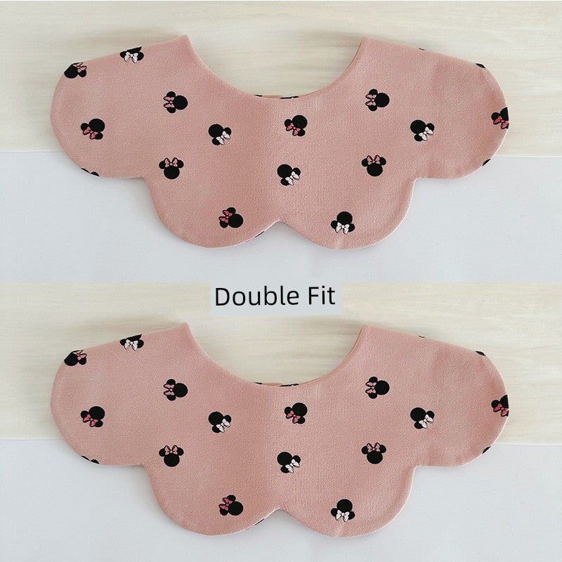 [2] Baby double-sided saliva towel ins K-style New arrival baby cotton bib Easiest for match double-sided saliva pocket bib