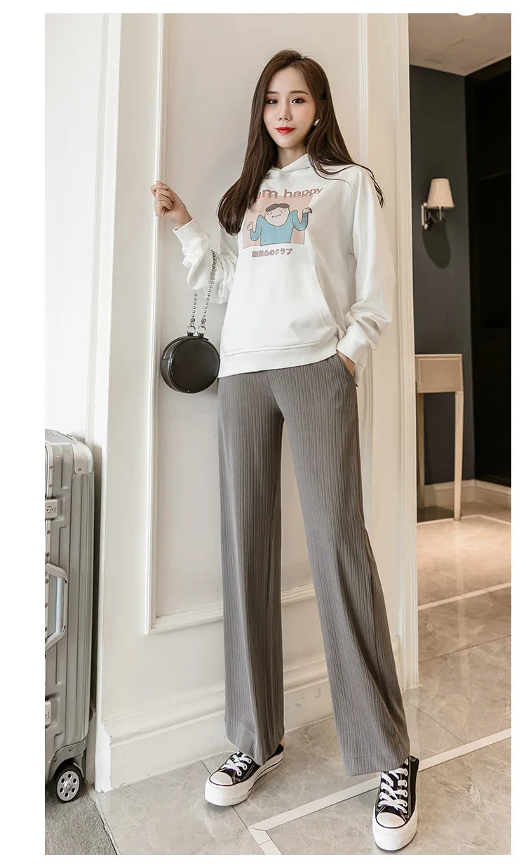 Maternity Clothings Thickened Belly Pants Clothes
