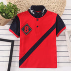 Boys Polo Shirts Short Sleeve Kids Shirt for Boys Collar Tees Fashion Baby Boys Girls Shirts 2-16 Years Children Clothes Tops