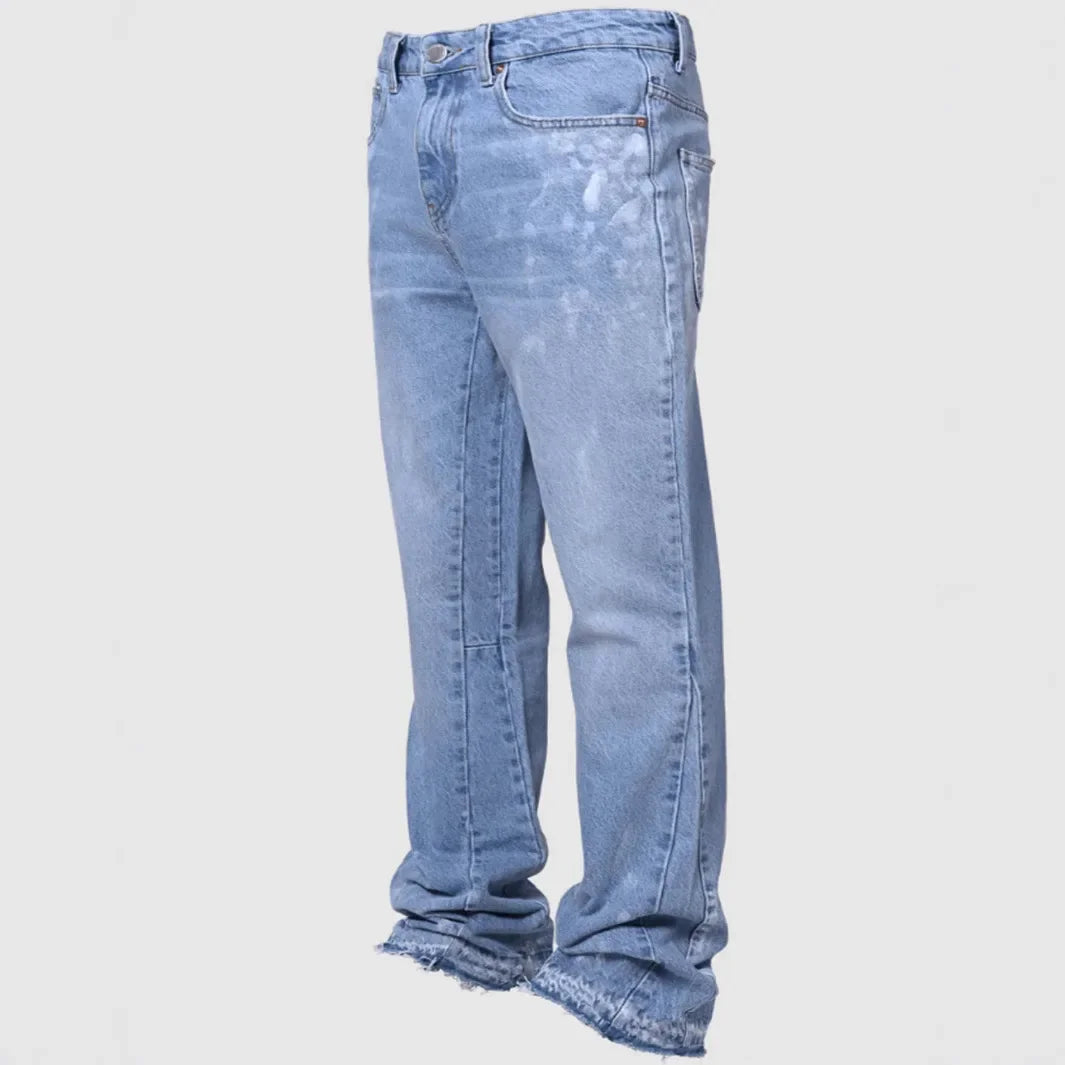 Jeans Men Denim Pant Vintage Straight Pants