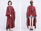 Custom Logo Water Repellent Adjustable Metal Button Hair Salon Work Hair Salon Hair Dressing Capes
