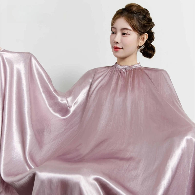 Large Size Hair Salon Hair Cutting Wrap Long Sleeve Hairdresser Robe Anti Hair Gown Barber Hairdressing Cloak Barbershop Apron