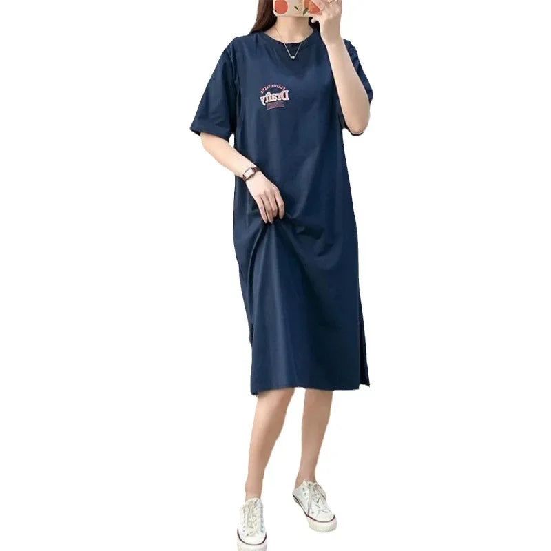 Breastfeeding Dress Home Clothes For Women Summer Maternity Nursing Dresses Pregnant Loose Casual Feeding Clothing Pregnancy