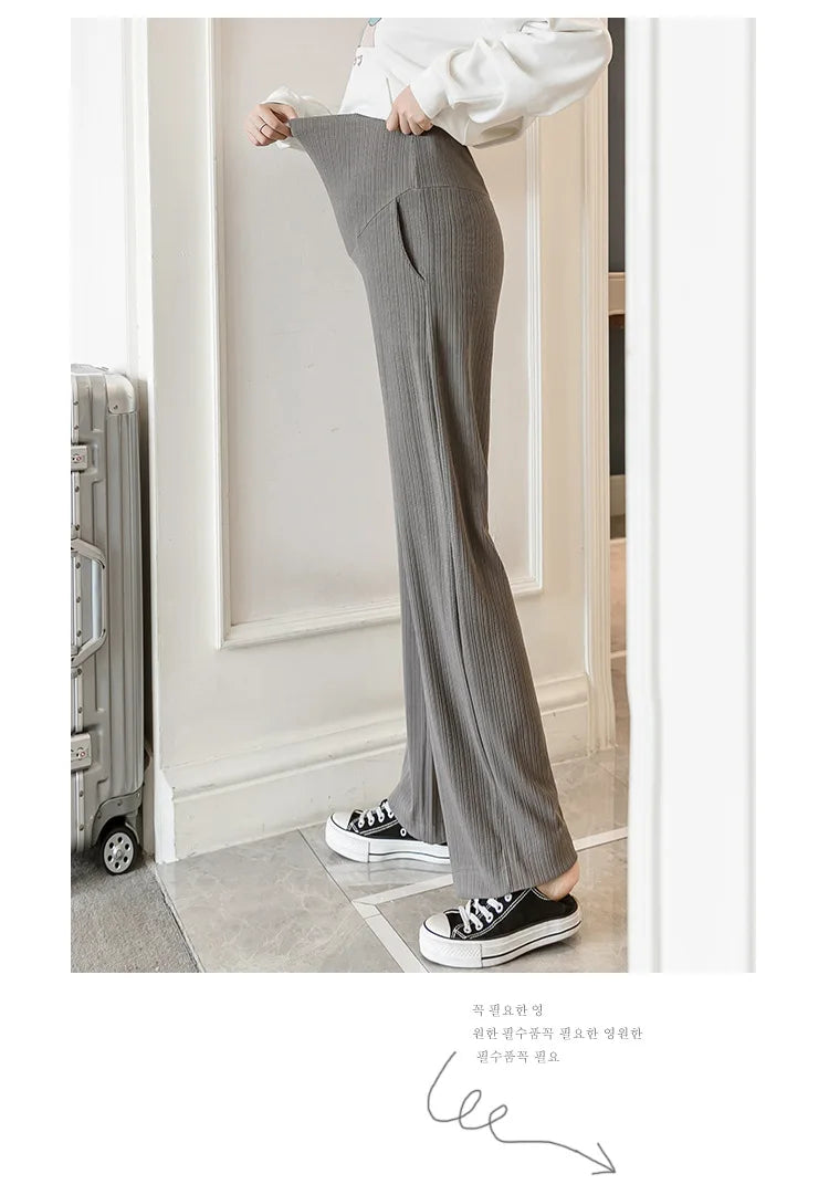 Maternity Clothings Thickened Belly Pants Clothes