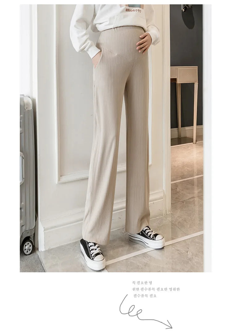 Maternity Clothings Thickened Belly Pants Clothes
