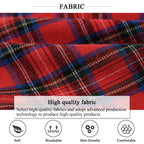 Girl's Shirt,Long Sleeve Girls Checked Dress,Fashion Sweet Teens Blouse,Lapel Letter Print Children's Plaid Tops,Princess Dress