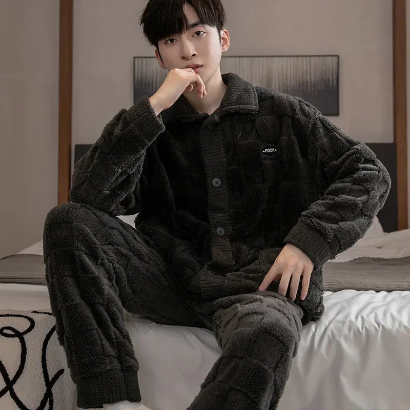 Autumn/Winter Men's Pajamas: