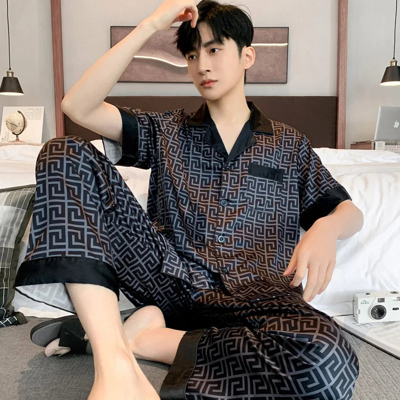 Pajamas Men Spring Summer