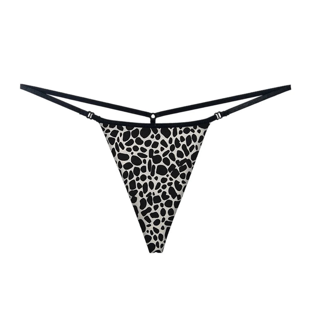 Lingerie Underwear Ladies Seamless Cotton Thin Belt Sexy Panties Leopard G-string Women Thong Briefs