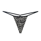 Lingerie Underwear Ladies Seamless Cotton Thin Belt Sexy Panties Leopard G-string Women Thong Briefs