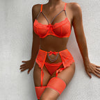 Lingerie Underwear Bras Sets Lace Garter Lingerie