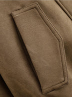 Women's Jackets 2025 Autumn Winter New Fashion Long Sleeves Double-Breasted Hooded Jacket Female High Street Elegant New Coats