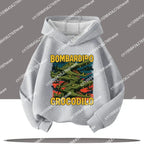 Boy's sports shirt -interesting Italian brain rot Tung Tungtung Sahur children's hooded shirt                h cartoon print-fall/winter top