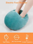 Foot Warmer USB Foot Heater Foot Thermal Heating Pad Electric Winter Hot Feet Heat Bag Portable Soft Plush Foot Warmer for Home
