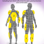 Woman Lady Girl Motorcycle Jacket Summer Breathable Motorbike Armor Coat with 5pcs Protective Pads and Waterproof Liner JK-52