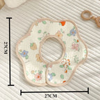 Baby saliva towel cotton bib gauze newborn waterproof spit milk rotating bib cute bib for boys and girls. baby bibs  baby stuff