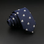 New Design Animal Tie For Men Polyester Woven Necktie Ladybug Dog Dinosaur Shark Jacquard Fashion Party Wedding Gravata Ties