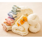 Kids Leg Warmers Baby Stockings Winter Fleece Floor Socks Coral Velvet Socks Leg Warmers Baby Knee Socks Baby Accessories