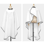 Professional Barber Cape Hair Cutting Cape Waterproof Silicone Collar Transparent Anti Static Salon Cape Eagle Shawl Style
