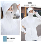 UV Protection Thin Breathable Sun-Proof  Cycling Coat Ice Silk Sunscreen Hoodies Long Sleeve Summer Ice Silk Sunscreen Clothing