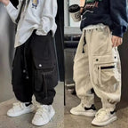 Children's Clothing Boys' Pants Children's Spring and Autumn Work Pants Boys' New Medium and Large Children's Casual Pants