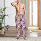I Love Hot Moms Custom Pajama Pants