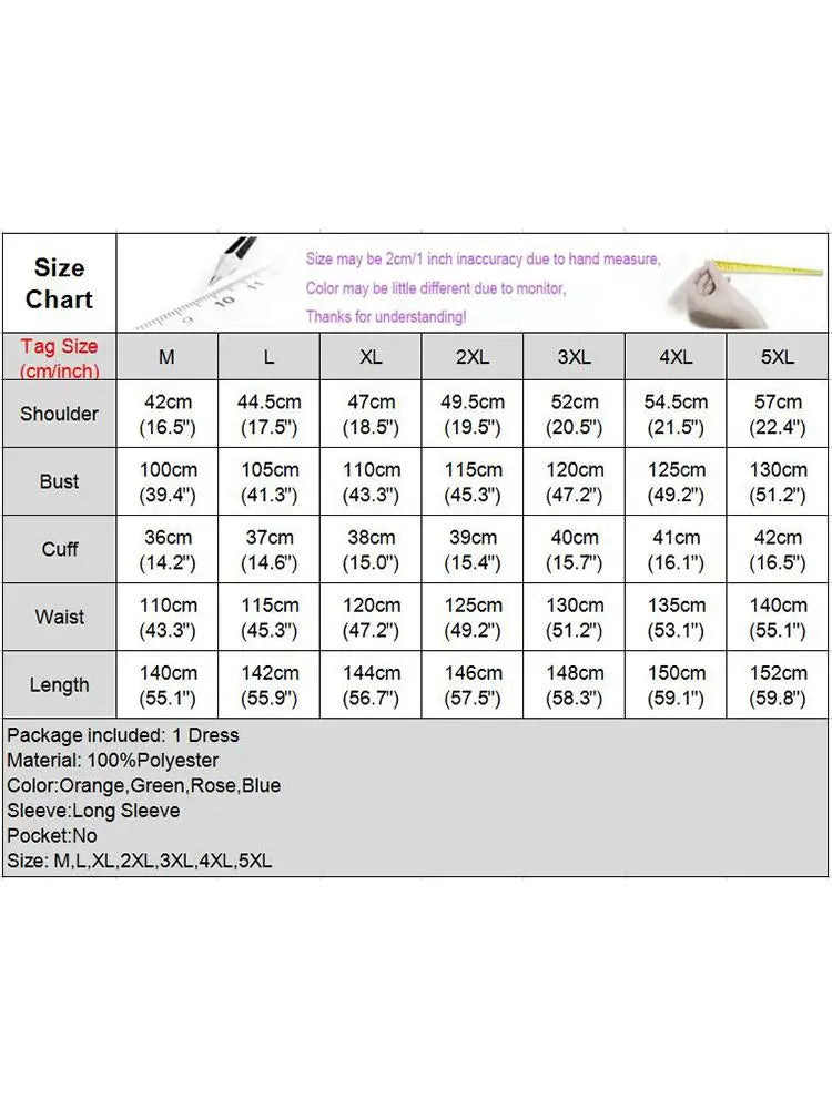 Elegant Evening Dress VONDA Women Pleated Stand Collar Long Sleeve Satin Party Sundress Autumn Casual Solid Loose Robe Vestidos