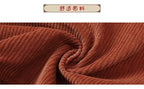 Corduroy Short Coat 5XL Women's 2025 Spring Autumn New Korean Loose Solid Hooded Jacket Fashion Casual Female Zipper Coat Tops