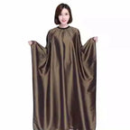 Custom Logo Water Repellent Adjustable Metal Button Hair Salon Work Hair Salon Hair Dressing Capes