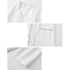 Beauty Salon Beautician Overalls Hairdressing Spa Massage Therapist Health Work Uniform Nail Salon Long / Short Sleeves Coats