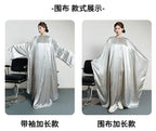 Large Size Hair Salon Hair Cutting Wrap Long Sleeve Hairdresser Robe Anti Hair Gown Barber Hairdressing Cloak Barbershop Apron