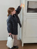 Winter Children Girls Woolen Coat Thicken Warm All Print Kid Baby Girl Fuffy Jackets Loose Padded Velvet Toddler Girls Outerwear