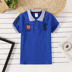 Boys Polo Shirts Short Sleeve Kids Shirt for Boys Collar Tees Fashion Baby Boys Girls Shirts 2-16 Years Children Clothes Tops