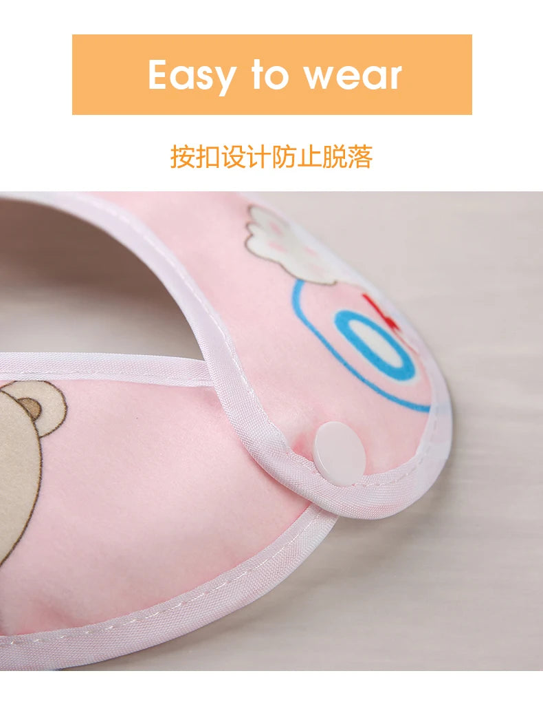 Baby Bibs for Children Waterproof Babys Bib Newborn Water Uptake Bibs Burp Cloths Things for Baby Stuff Feeding Boy Girl